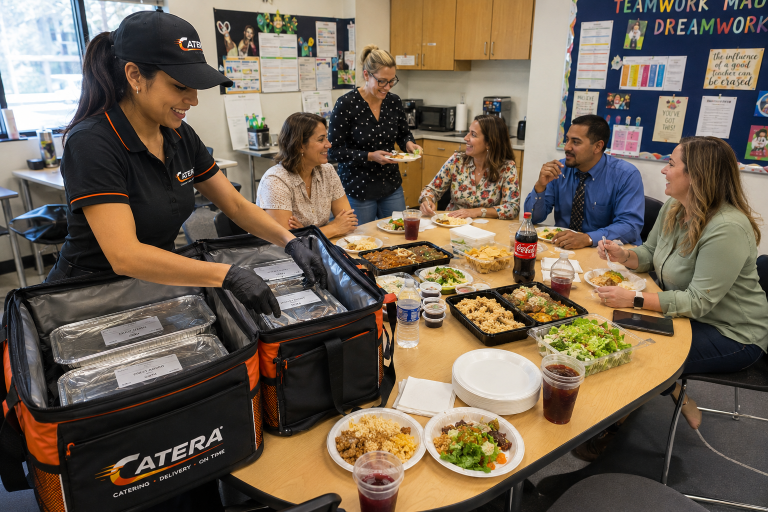 University catering delivery